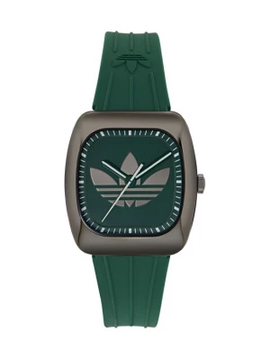 Foto van product ADIDAS ORIGINALS Analoog horloge 'RETRO WAVE ONE' zilvergrijs / smaragd