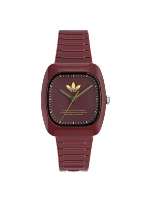 Foto van product ADIDAS ORIGINALS Analoog horloge 'RETRO WAVE TWO' goud / donkerrood