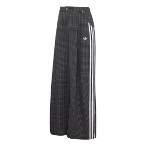 Foto van product ADIDAS ORIGINALS Bandplooibroek grijs / zwart / wit
