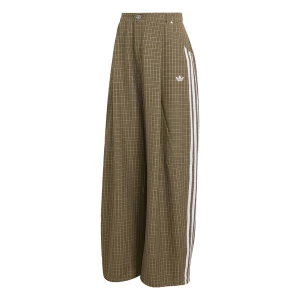 Foto van product ADIDAS ORIGINALS Bandplooibroek olijfgroen / wit