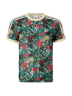 Foto van product ADIDAS ORIGINALS Shirt 'Adidas Originals x Liberty London' geel / smaragd / rood / zwart