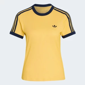 Foto van product ADIDAS ORIGINALS Shirt 'Cali' navy / pasteelgeel