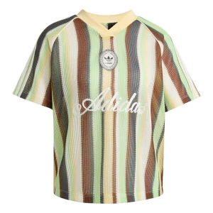 Foto van product ADIDAS ORIGINALS Shirt 'Summer Glow' brokaat / lichtgeel / grafiet / lichtgroen