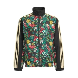 Foto van product ADIDAS ORIGINALS Tussenjas 'Adidas Originals x Liberty London' geel / grasgroen / zwart / wit