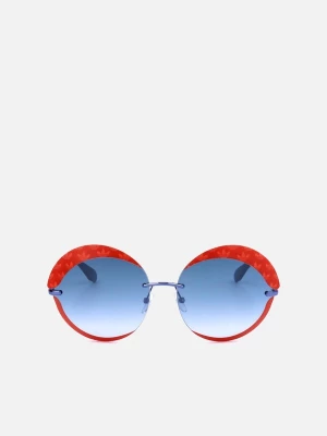 Foto van product ADIDAS ORIGINALS Zonnebril 'Adidas Original OR0019 Matte black 67 / 17 / 135 Women Sunglasses' rood