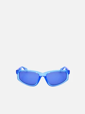 Foto van product ADIDAS ORIGINALS Zonnebril 'Adidas Original OR0107 Shiny black / 18 / 135 Women Sunglasses' blauw