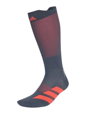 Foto van product ADIDAS PERFORMANCE Sportsokken 'Adizero' donkergrijs / oranjerood / wit