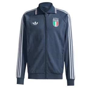 Foto van product ADIDAS PERFORMANCE Trainingsjack 'Italy Away Anthem' donkerblauw / groen / rood / wit
