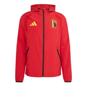 Foto van product ADIDAS PERFORMANCE Tussenjas 'Belgium Tiro Travel Full Zip' geel / rood / zwart