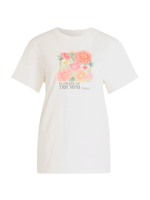 Foto van product ADIDAS SPORTSWEAR Functioneel shirt 'Floral' jade groen / oranje / zwart / wit