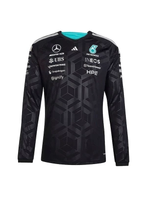 Foto van product ADIDAS SPORTSWEAR Functioneel shirt 'MER DR' donkergrijs / smaragd / zwart / wit