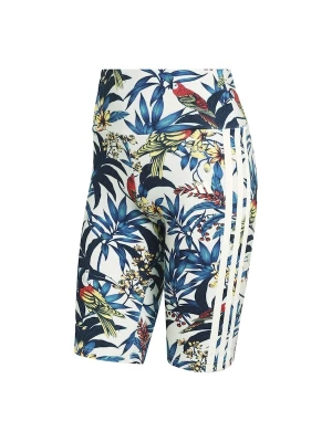 Foto van product ADIDAS SPORTSWEAR Sportbroek 'Adidas x Farm Rio' donkerblauw / geel / grijs / wit