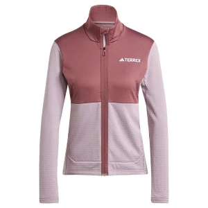 Foto van product ADIDAS TERREX Functionele fleece jas 'Multi' sering / pastelrood / wit