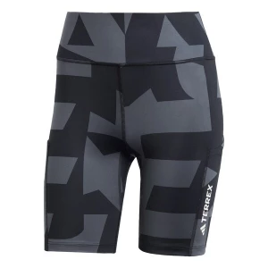 Foto van product ADIDAS TERREX Outdoorbroek 'Multi 8-Inch Tight Shorts' antraciet / donkergrijs / wit