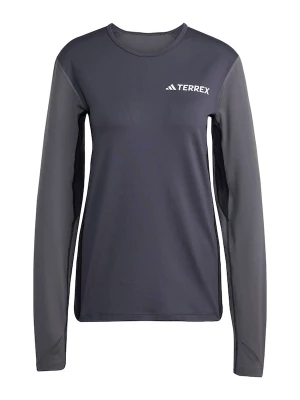 Foto van product ADIDAS TERREX Sporttop 'Multi Synthetic Base Layer Long' grijs / basaltgrijs / wit