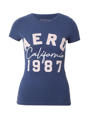 Foto van product AÉROPOSTALE Shirt 'CALIFORNIA 1987' navy / rosa / wit AEROPOSTALE