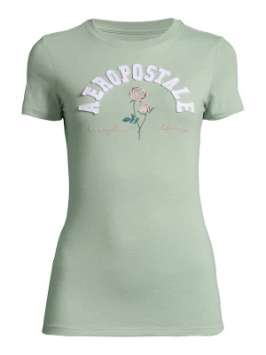 Foto van product AÉROPOSTALE Shirt groen / wit AEROPOSTALE