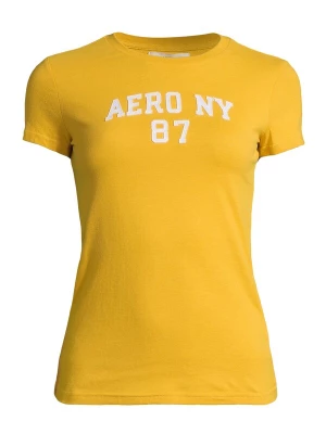Foto van product AÉROPOSTALE Shirt 'NY 87' goudgeel / wit AEROPOSTALE
