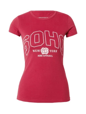 Foto van product AÉROPOSTALE Shirt 'SOHO' cranberry / wit AEROPOSTALE