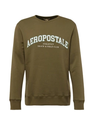 Foto van product AÉROPOSTALE Sweatshirt azuur / kaki / wit AEROPOSTALE