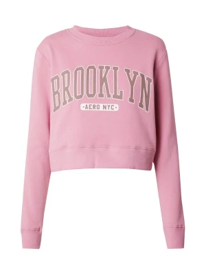 Foto van product AÉROPOSTALE Sweatshirt 'BROOKLYN' olijfgroen / mauve / wit AEROPOSTALE