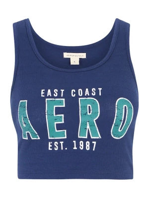 Foto van product AÉROPOSTALE Top 'DENVER' navy / pastelblauw / wit AEROPOSTALE