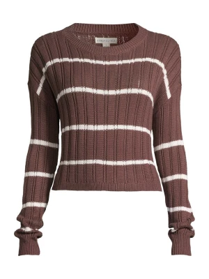 Foto van product AÉROPOSTALE Trui chocoladebruin / wit AEROPOSTALE