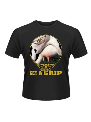 Foto van product Aerosmith Shirt 'Aerosmith Get A Grip T-Shirt' zwart