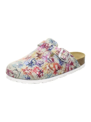 Foto van product AFS-Schuhe Clogs 'Clogs Damen paint Veloursleder' gemengde kleuren