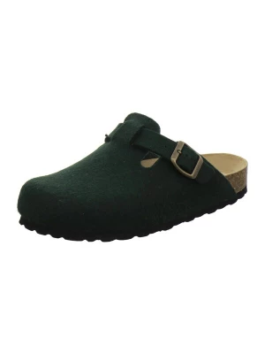 Foto van product AFS-Schuhe Huisschoenen 'Hausschuhe Damen Filz dunkelgrün' donkergroen