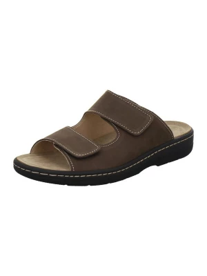 Foto van product AFS-Schuhe Muiltjes 'Pantoletten Herren Wechselfußbett braun Nubukleder' mokka