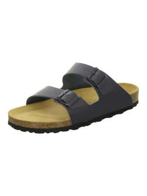Foto van product AFS-Schuhe Muiltjes 'Pantoletten Herren Zweischnaller navy Glattleder' navy