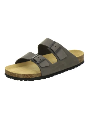 Foto van product AFS-Schuhe Muiltjes 'Pantoletten Herren Zweischnaller stone Nubukleder' stone grey
