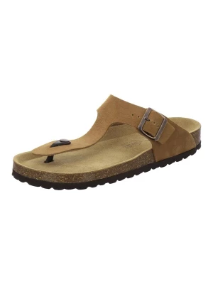 Foto van product AFS-Schuhe Sandalen 'Zehensteg Sandalen Herren cognac Veloursleder' cognac