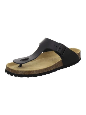 Foto van product AFS-Schuhe Sandalen 'Zehensteg Sandalen Herren schwarz Leder' zwart