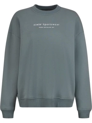 Foto van product Aim'n Sweatshirt basaltgrijs / wit AIMN
