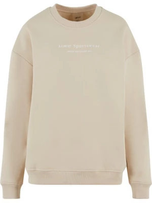 Foto van product Aim'n Sweatshirt 'Serif' beige / wit AIMN