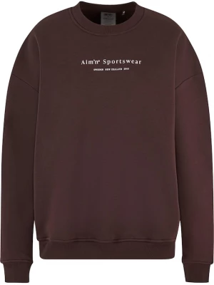 Foto van product Aim'n Sweatshirt 'Serif' donkerbruin / wit AIMN