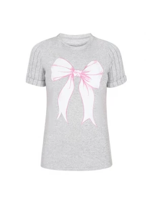 Foto van product ALBEE Shirt grijs / lichtroze / wit