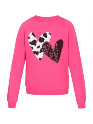 Foto van product ALBEE Sweatshirt pink / zwart / wit