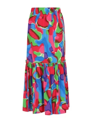 Foto van product aleida Rok blauw / groen / donkerlila / donkerroze