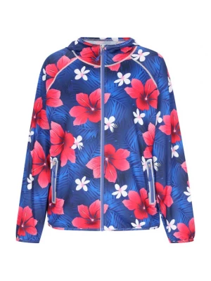 Foto van product aleida Tussenjas donkerblauw / lavendel / lichtrood / wit