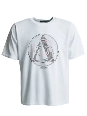 Foto van product Alessandro Zavetti Shirt 'Centro' rosa / zwart / wit
