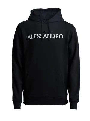Foto van product Alessandro Zavetti Sweatshirt 'Meucci' zwart / wit