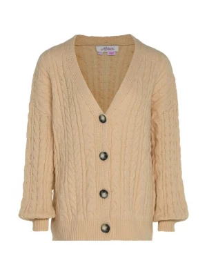 Foto van product aleva Gebreid vest donkerbeige