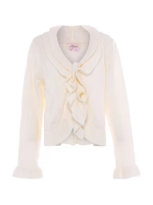 Foto van product aleva Gebreid vest wolwit