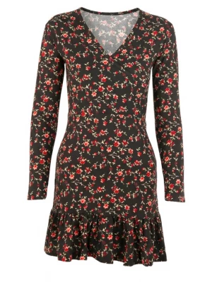 Foto van product Alexa Dash Jurk groen / rosa / rood / zwart