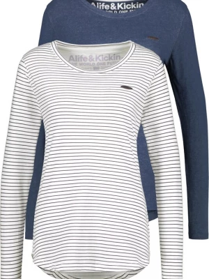 Foto van product alife & kickin Shirt 'Lea' navy / grijs / wit