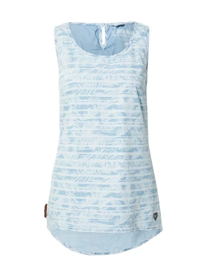Foto van product alife & kickin Top 'Karla' blauw denim / pastelblauw
