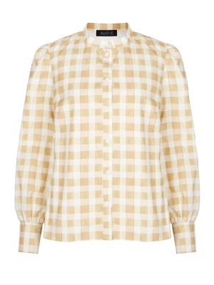 Foto van product Aligne Blouse 'Corinne' goudgeel / wit